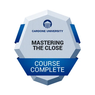 Grant Cardone Mastering the Close badge