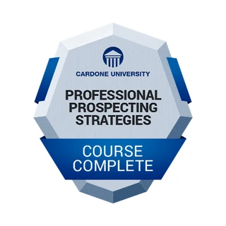 Grant Cardone Professional Prospecting Strategies badge